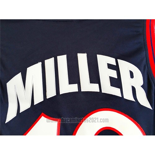 Camiseta USA 1996 Reggie Miller #10 Negro